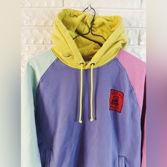 Teddy Fresh Color Block Hooded Sweatshirt - Picture 4 of 7